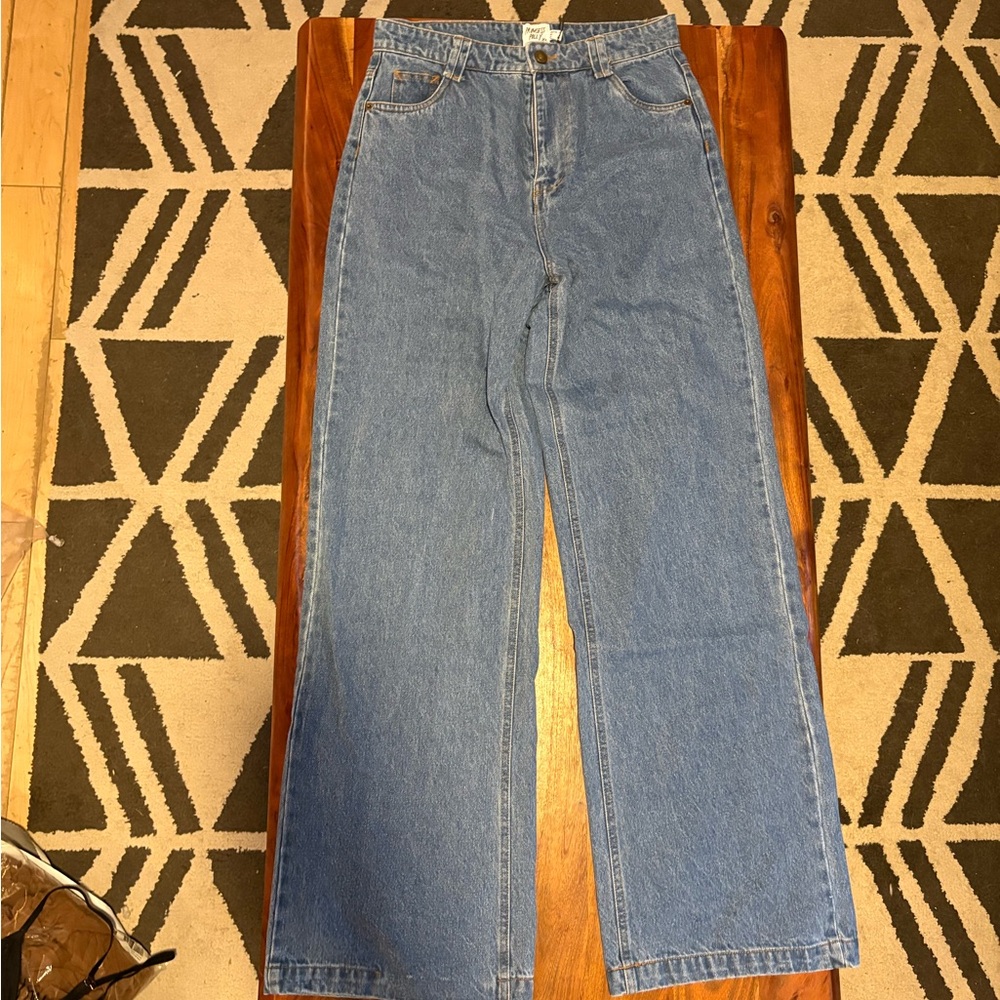 Princess Polly Blue Flare & Wide Leg Jeans